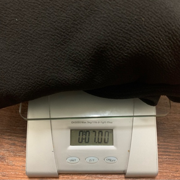 Green Envelope Black Bell Sleeve Blouse Zip Closure Women's Size S - Picture 8 of 8